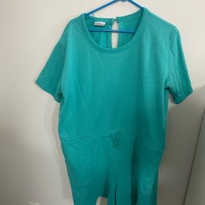 Columbia Teal Romper